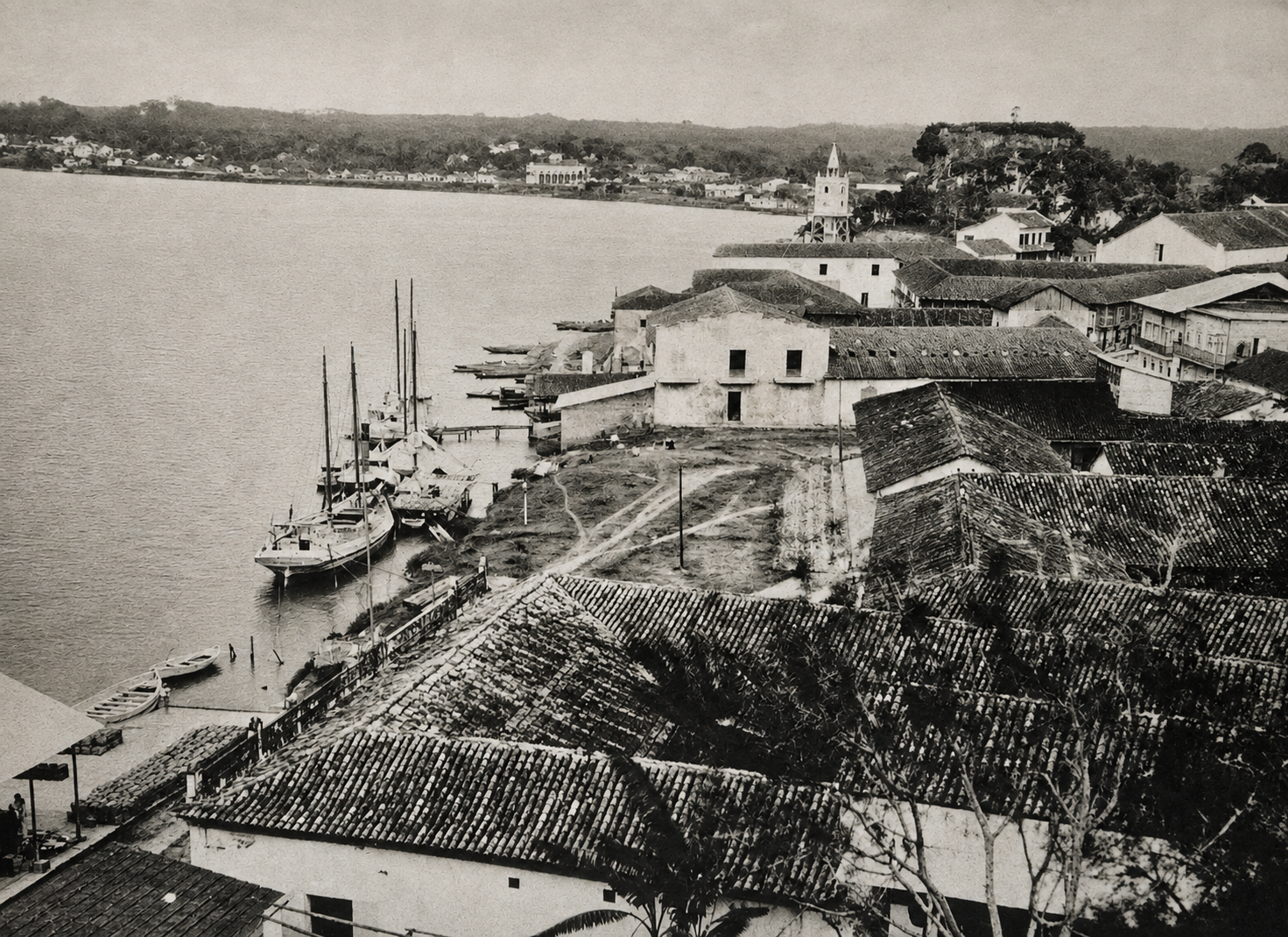 Puente y puerto de Tuxpan Veracruz